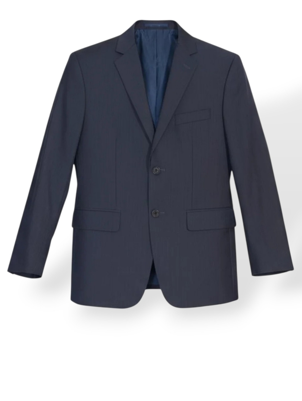 Joseph & Feiss Suit Blazer Classic Preppy Grey Two-Button Jacket Boy's Size 14